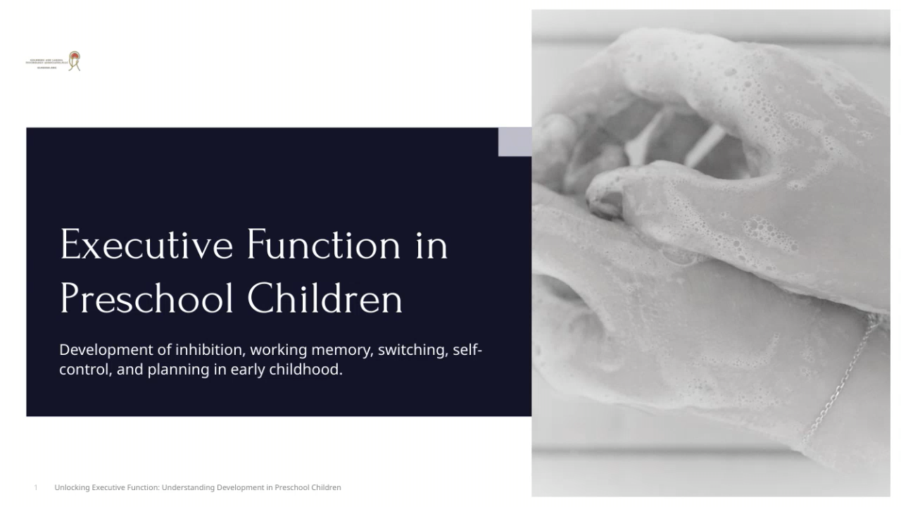 Executive Function in Preschoolers